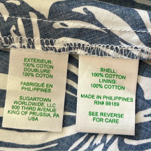 LILLY PULITZER NWT Alexandria Elbow Sleeve Cotton Wrap Dress Size 16 Trendy Chic - Picture 5 of 8